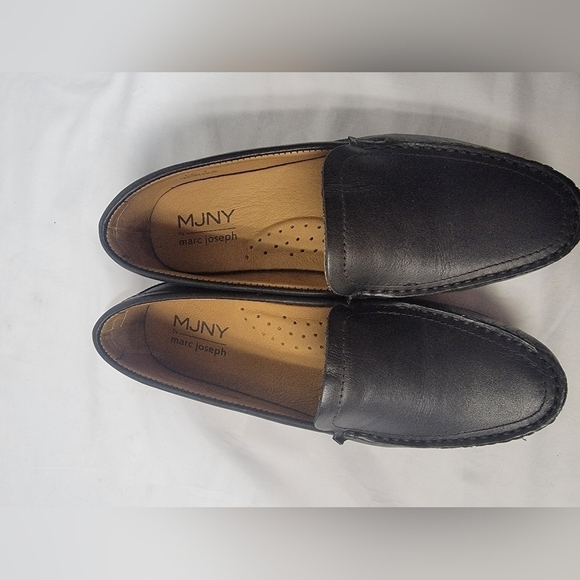 Marc Joseph New York Women's Lake Road Loafer Size 7 Grainy Black Slip On Shoe - Picture 6 of 8